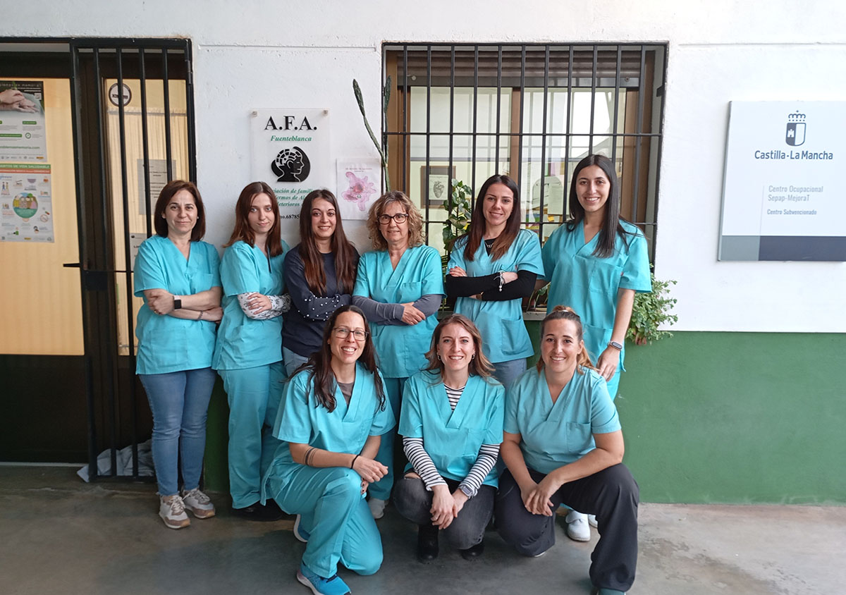 Equipo Profesional - AFA Fuenteblanca, Asoc. familiares afectados por Alzh�imer, Consuegra (Toledo)